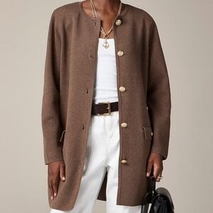 J.Crew Brown Cardigan with Gold Buttons